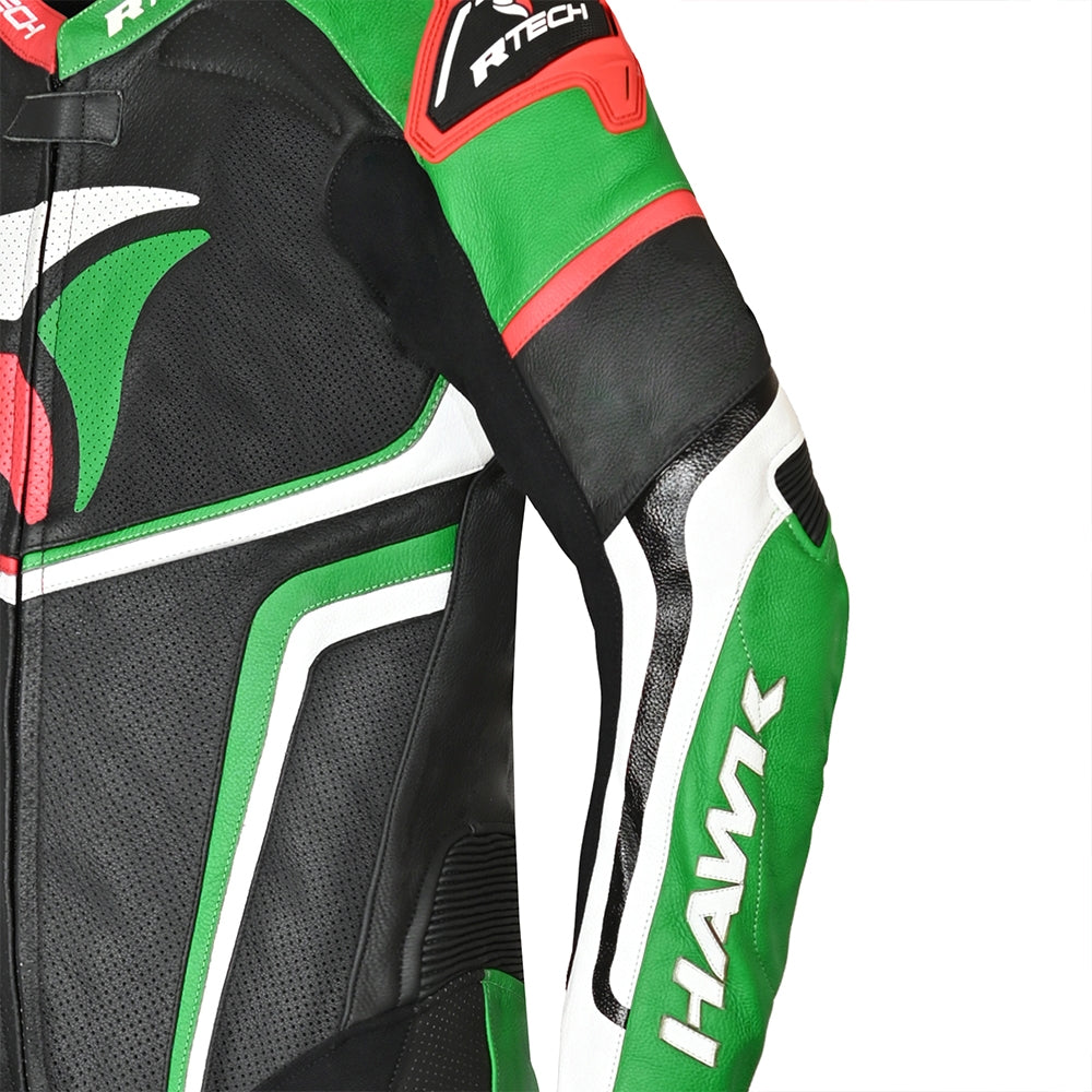 R-TECH -Mono 1 PC Hawk Negro/Rojo/Verde - SECURTEX MOTOR S.L (t/a MaximoMoto)