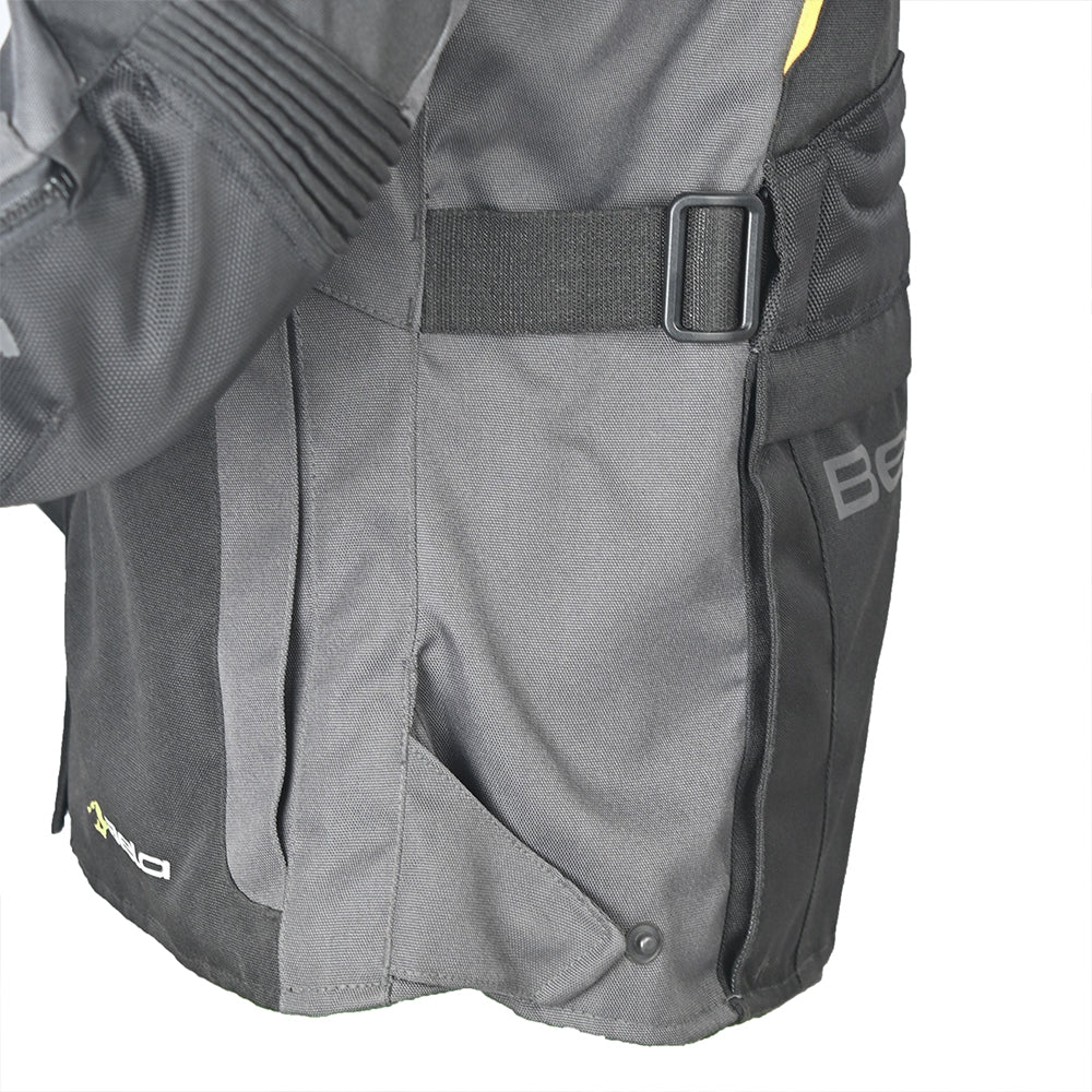 BELA - Chaqueta Textil Hurricane Lady WP Negro/Gris/Amarillo - SECURTEX MOTOR S.L (t/a MaximoMoto)