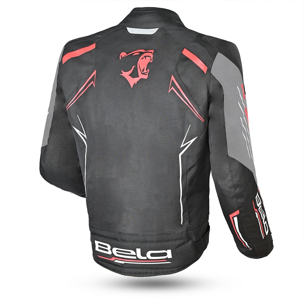 BELA - Chaqueta Textil Panther Negro/Gris oscuro - SECURTEX MOTOR S.L (t/a MaximoMoto)