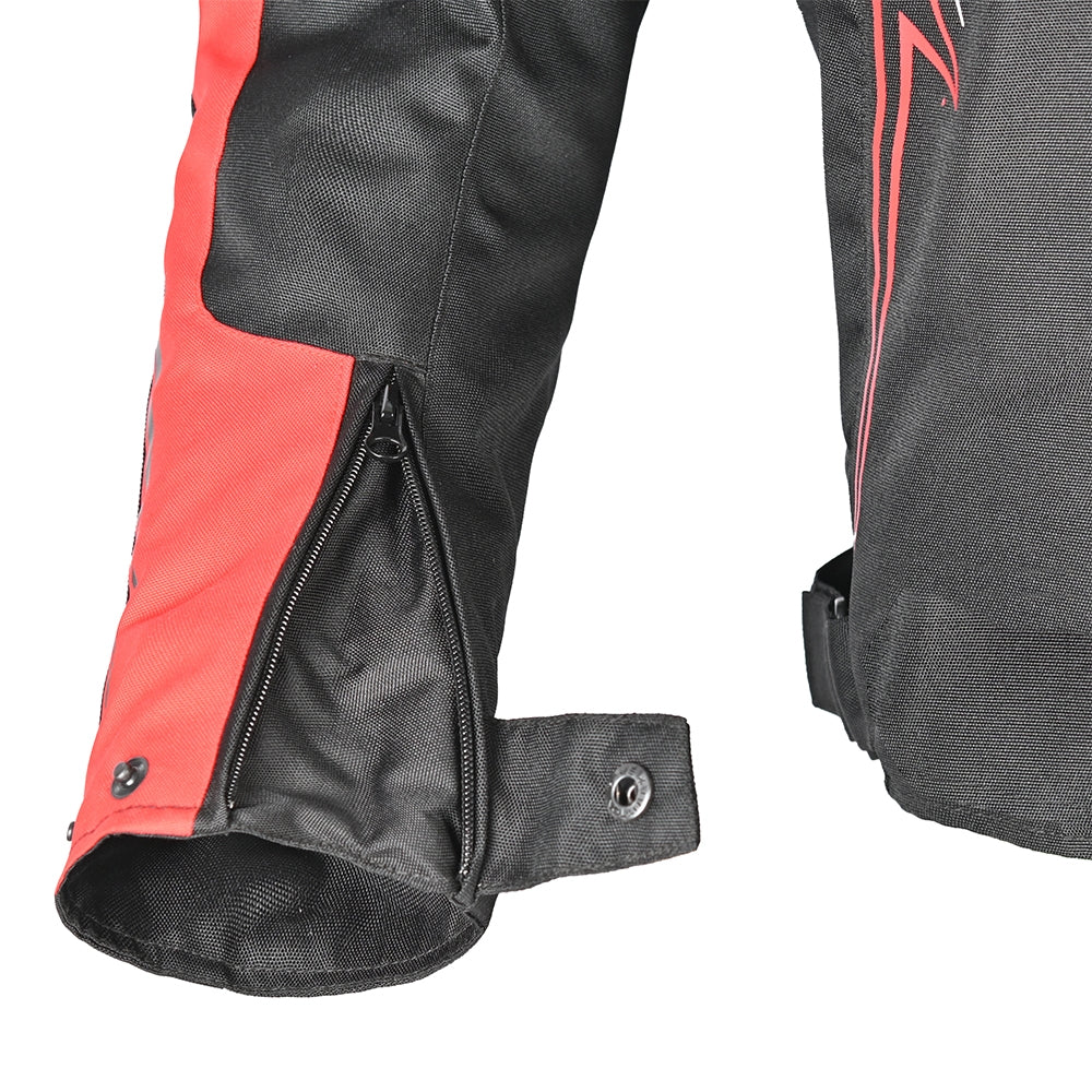 BELA - Chaqueta Textil Panther Negro/Rojo - SECURTEX MOTOR S.L (t/a MaximoMoto)