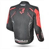 BELA - Chaqueta Textil Panther Negro/Rojo - SECURTEX MOTOR S.L (t/a MaximoMoto)