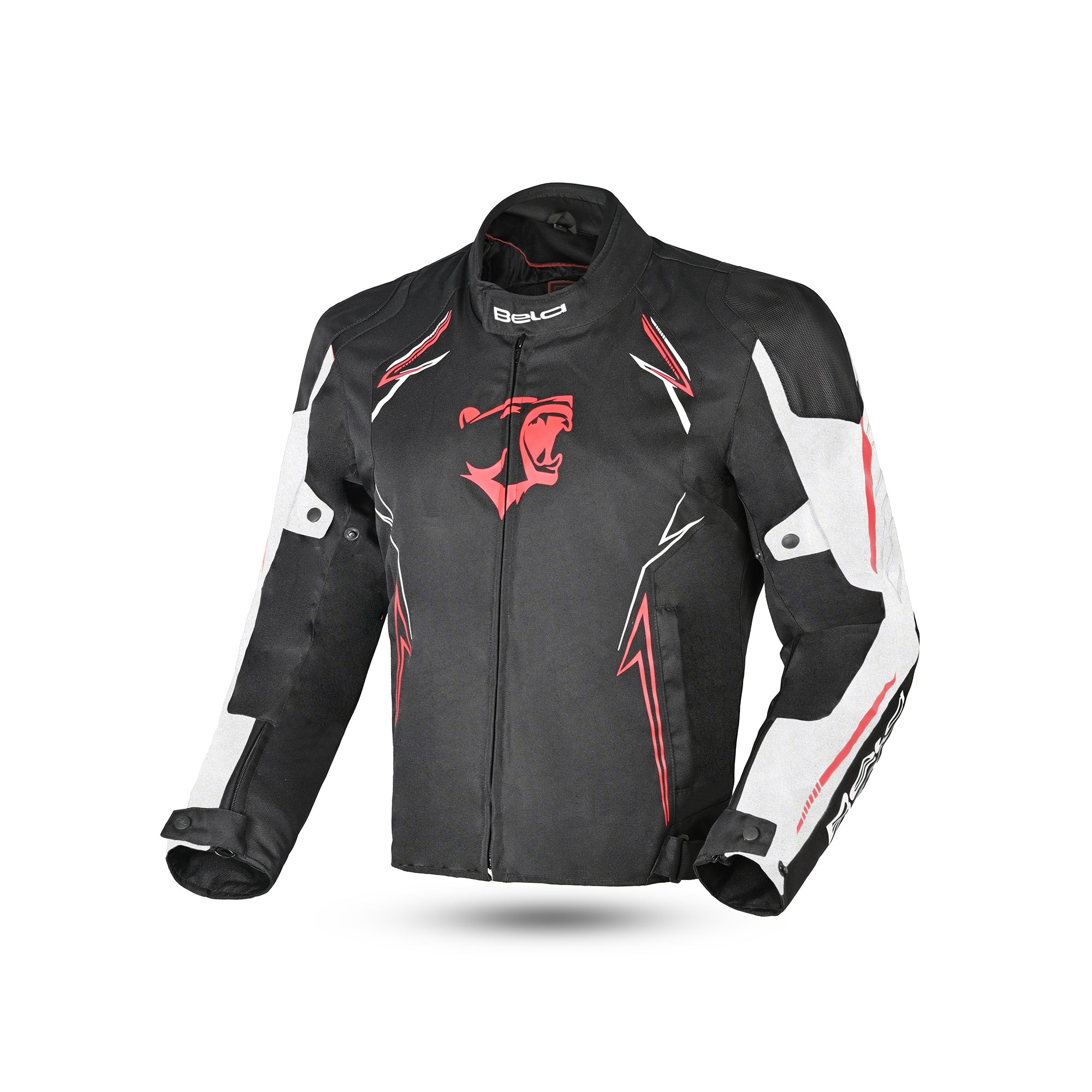 BELA - Chaqueta Textil Panther Negro/Blanco/Rojo - SECURTEX MOTOR S.L (t/a MaximoMoto)