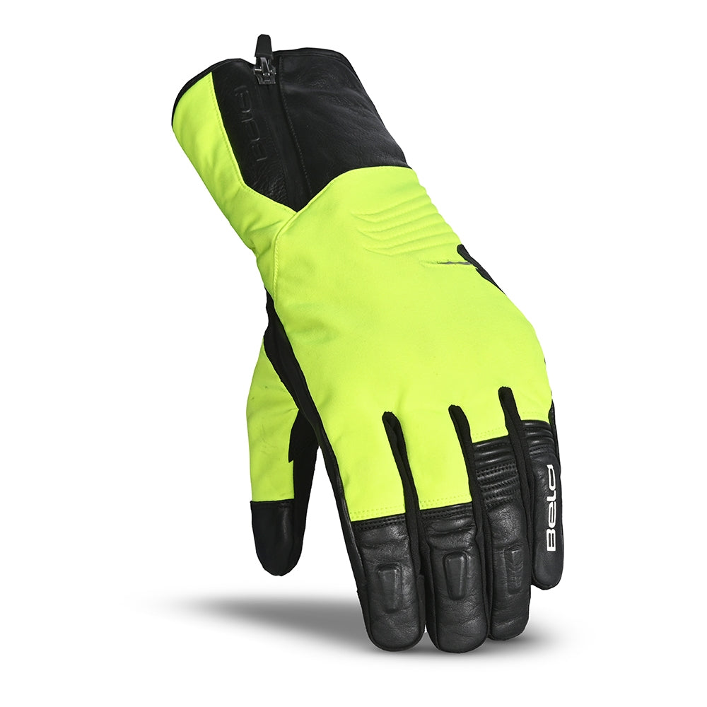 BELA - Guantes Textil Explorer Winter WP Negro/Amarillo Fluor - SECURTEX MOTOR S.L (t/a MaximoMoto)