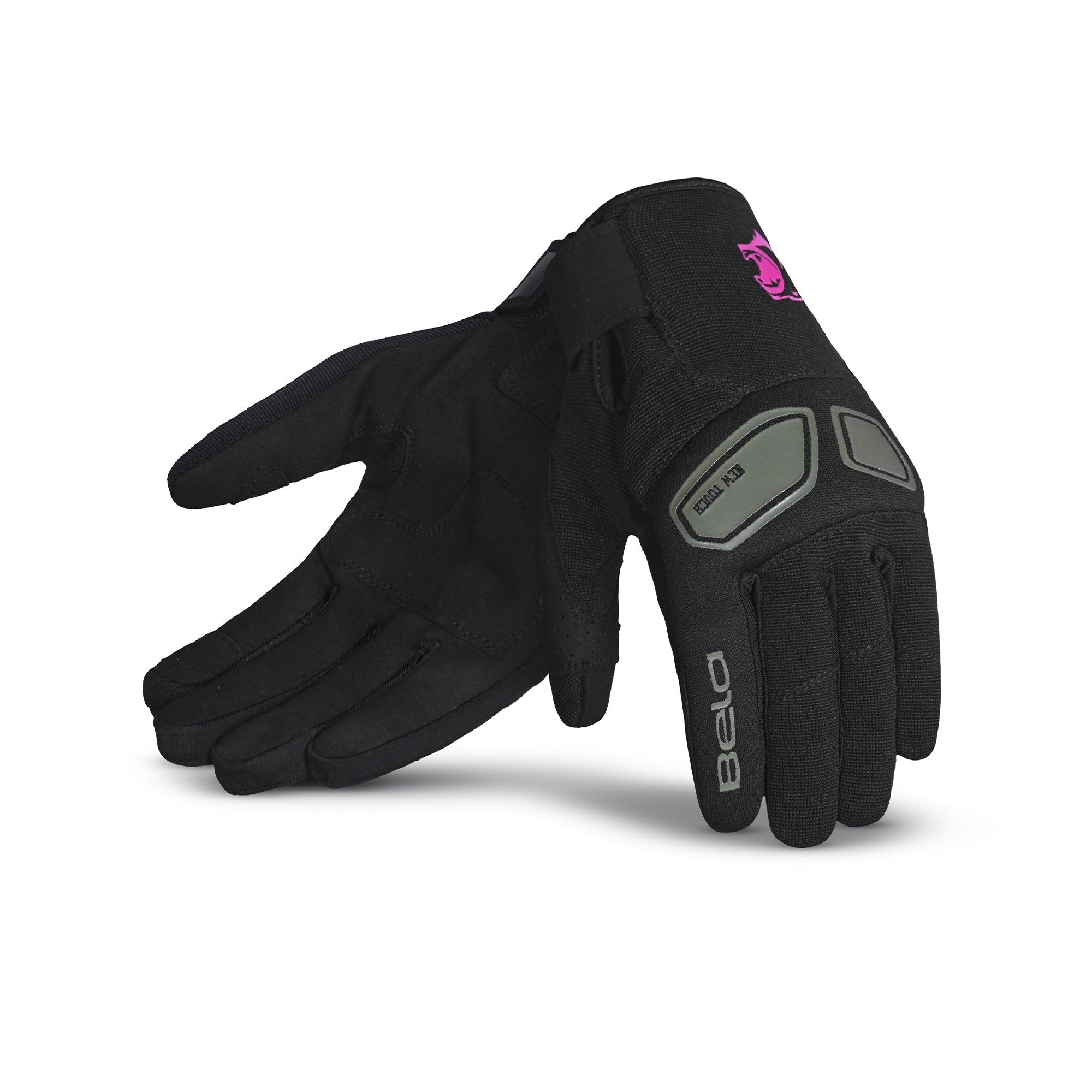 BELA - Guante Textil LMBU 2 Lady Negro/Rosa - SECURTEX MOTOR S.L (t/a MaximoMoto)