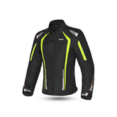 R-TECH - Chaqueta Textil Marshal Lady Negro/Amarillo Fluor - SECURTEX MOTOR S.L (t/a MaximoMoto)