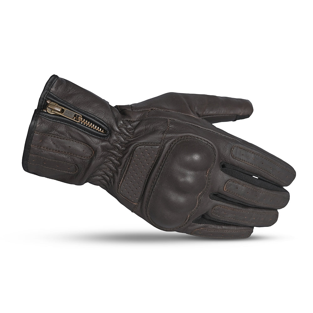 R-TECH - Guantes Piel Dynamic Marrón - SECURTEX MOTOR S.L (t/a MaximoMoto)