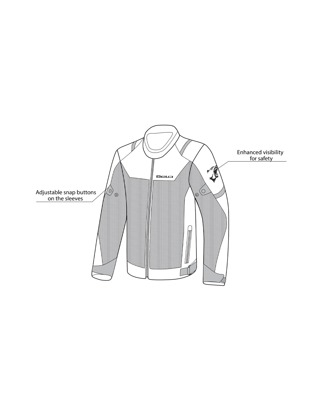 BELA - MESH PRO Marrón - CHAQUETA