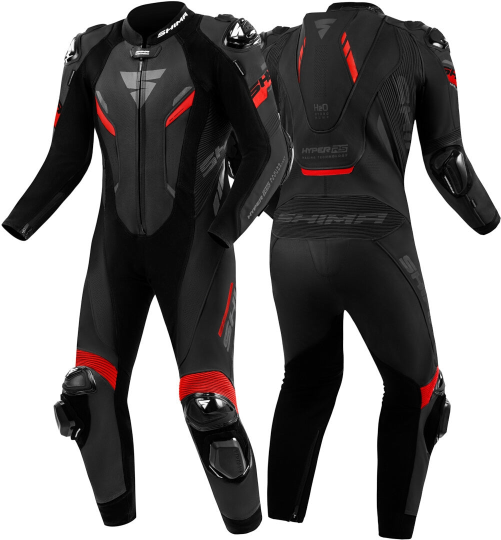 SHIMA MONO HYPER RS 1PC NEGRO/ROJO - SECURTEX MOTOR S.L (t/a MaximoMoto)