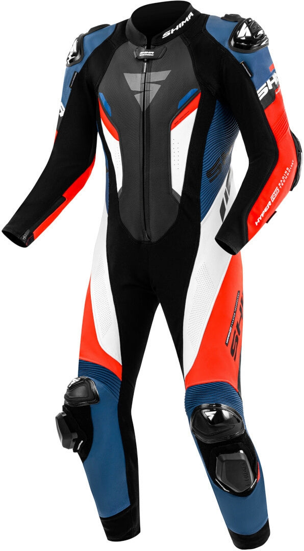 SHIMA MONO HYPER RS 1PC NEGRO/BLANCO/ROJO/AZUL - SECURTEX MOTOR S.L (t/a MaximoMoto)