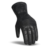 R-TECH - Guantes Piel Glamour Negro