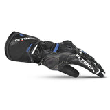 R-TECH - Guante Piel Robo Lady Negro/Azul
