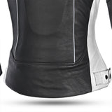 R-TECH - Chaqueta Piel Tom Rider Lady Negro/Rosa - SECURTEX MOTOR S.L (t/a MaximoMoto)