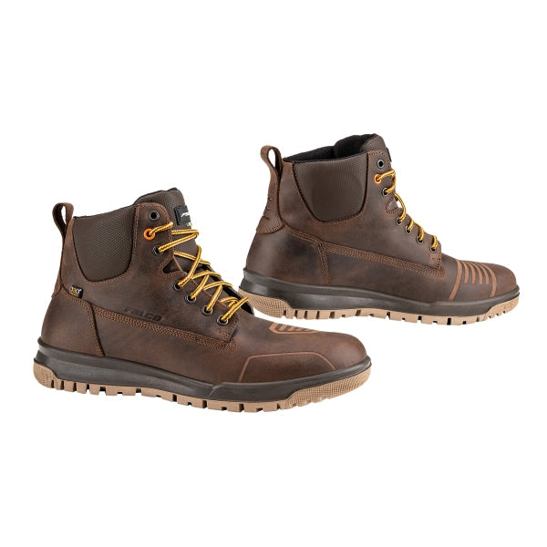 FALCO BOTAS SCOOTER/MAXISCOOTER PATROL DARK BROWN - SECURTEX MOTOR S.L (t/a MaximoMoto)