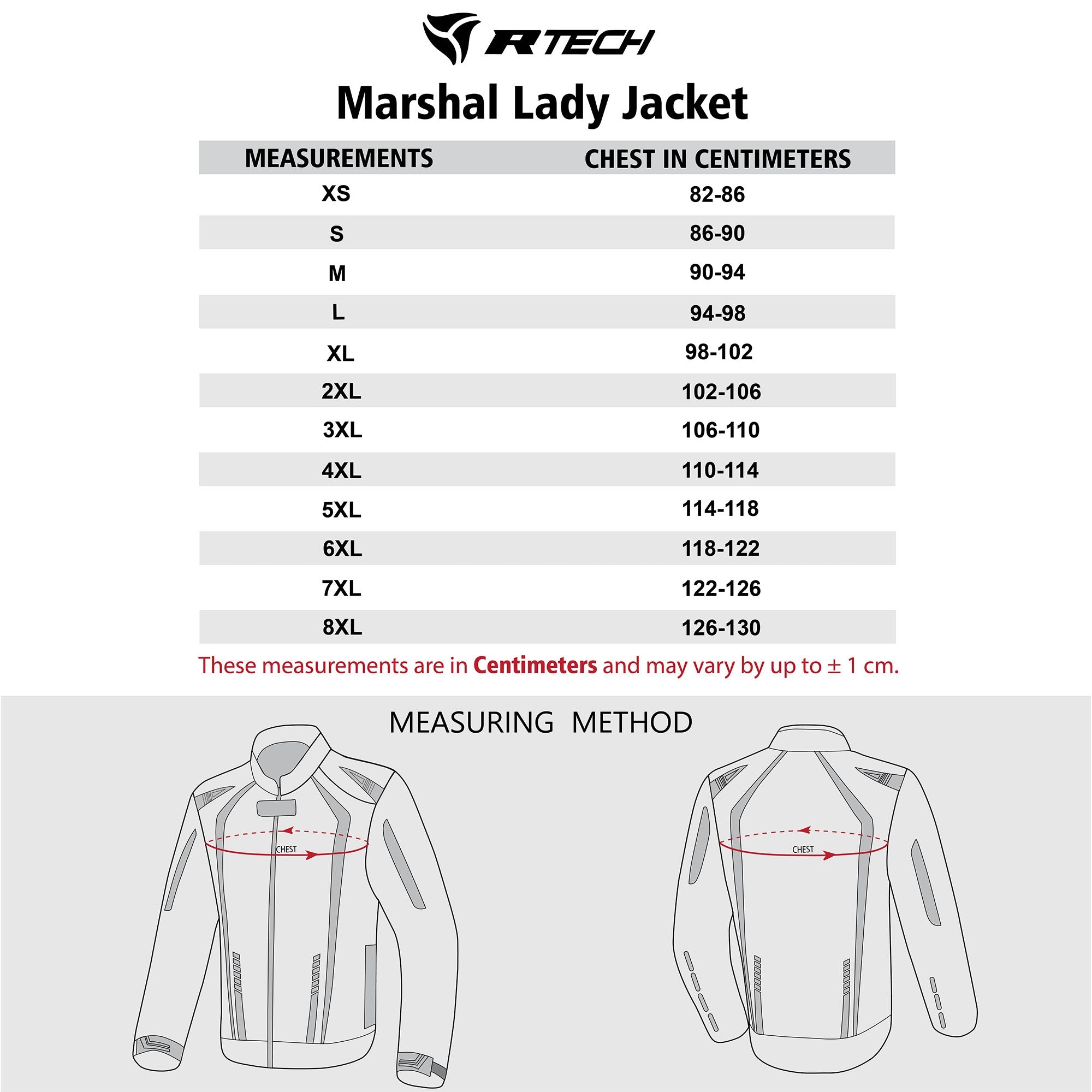 R-TECH - Chaqueta Textil Marshal Lady Negro/Rosa - SECURTEX MOTOR S.L (t/a MaximoMoto)