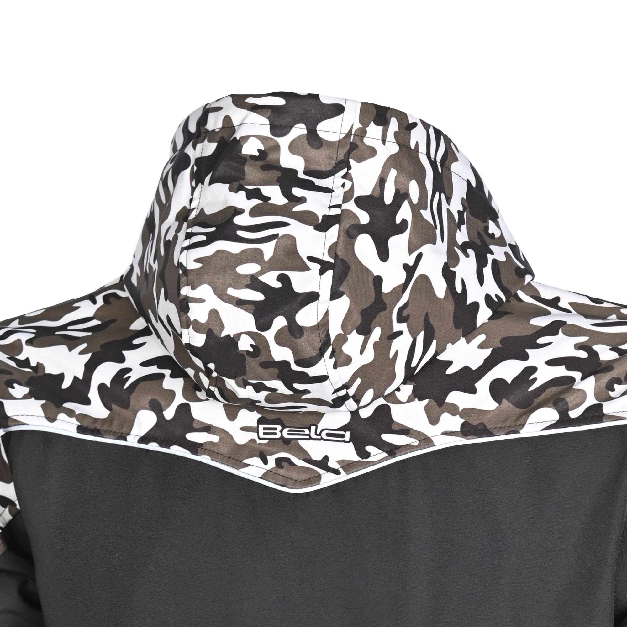 BELA - Camo Rush Hoodie Negro/Oliva Verde - SECURTEX MOTOR S.L (t/a MaximoMoto)