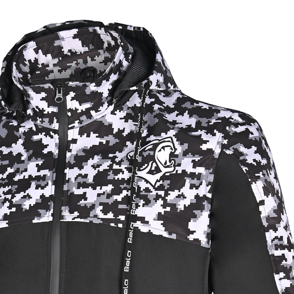 BELA - Camo Rush Hoodie Negro/Gris Oscuro - SECURTEX MOTOR S.L (t/a MaximoMoto)