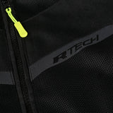 R-TECH SPIRAL MESH CHAQUETA DE MOTO HOMBRE NEGRO AMARILLO FLOU