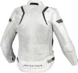 MACNA VELOTURA Mujer Urbana Moto Chaqueta Gris Claro - CHAQUETA