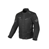 MACNA Vauture Hombre Impermeable Moto Textil Chaqueta Negra - CHAQUETA