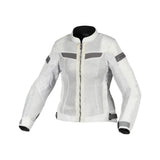 MACNA VELOTURA Mujer Urbana Moto Chaqueta Gris Claro - CHAQUETA