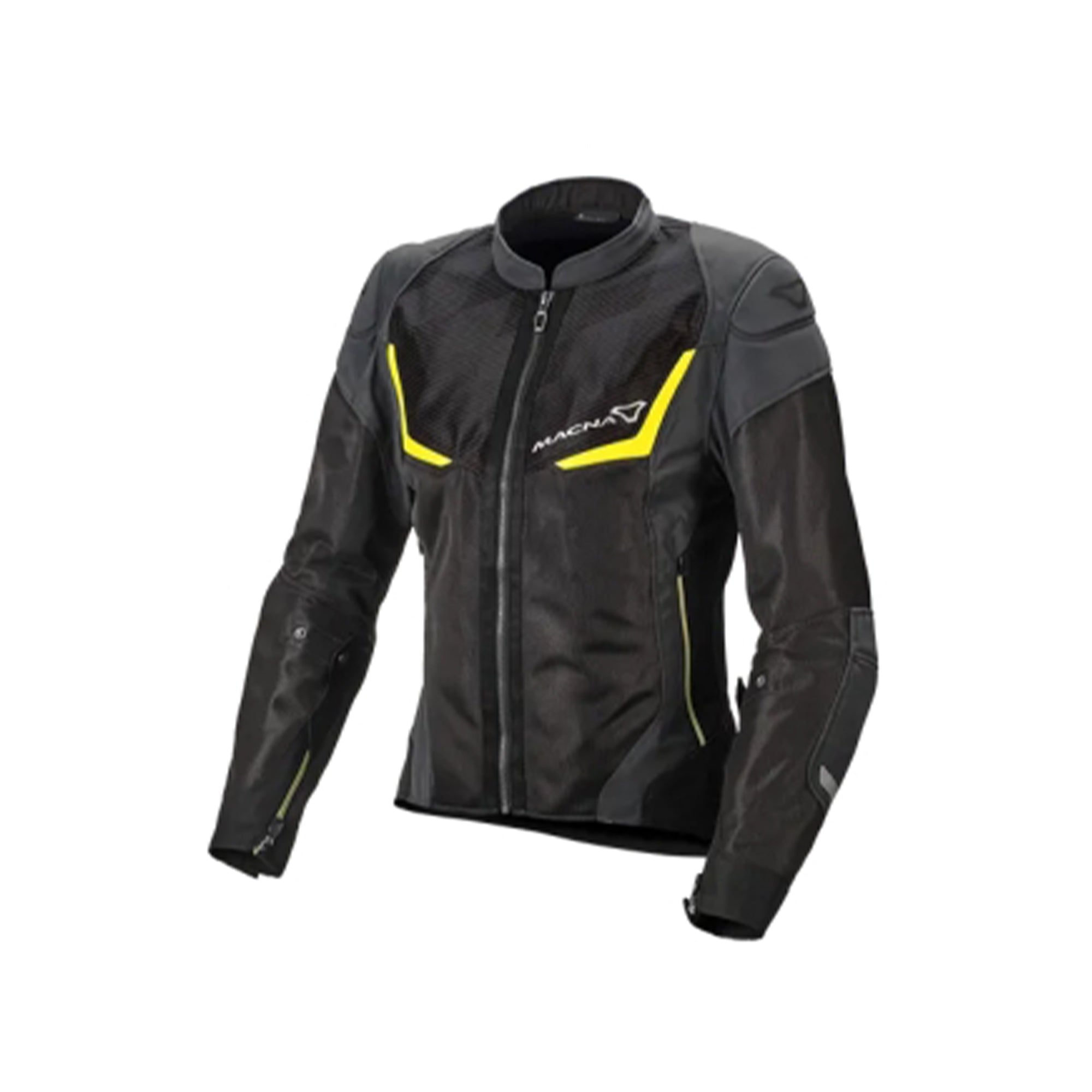 Macna Orcano Chaqueta textil Lady Black/Night eye/fluo yellow