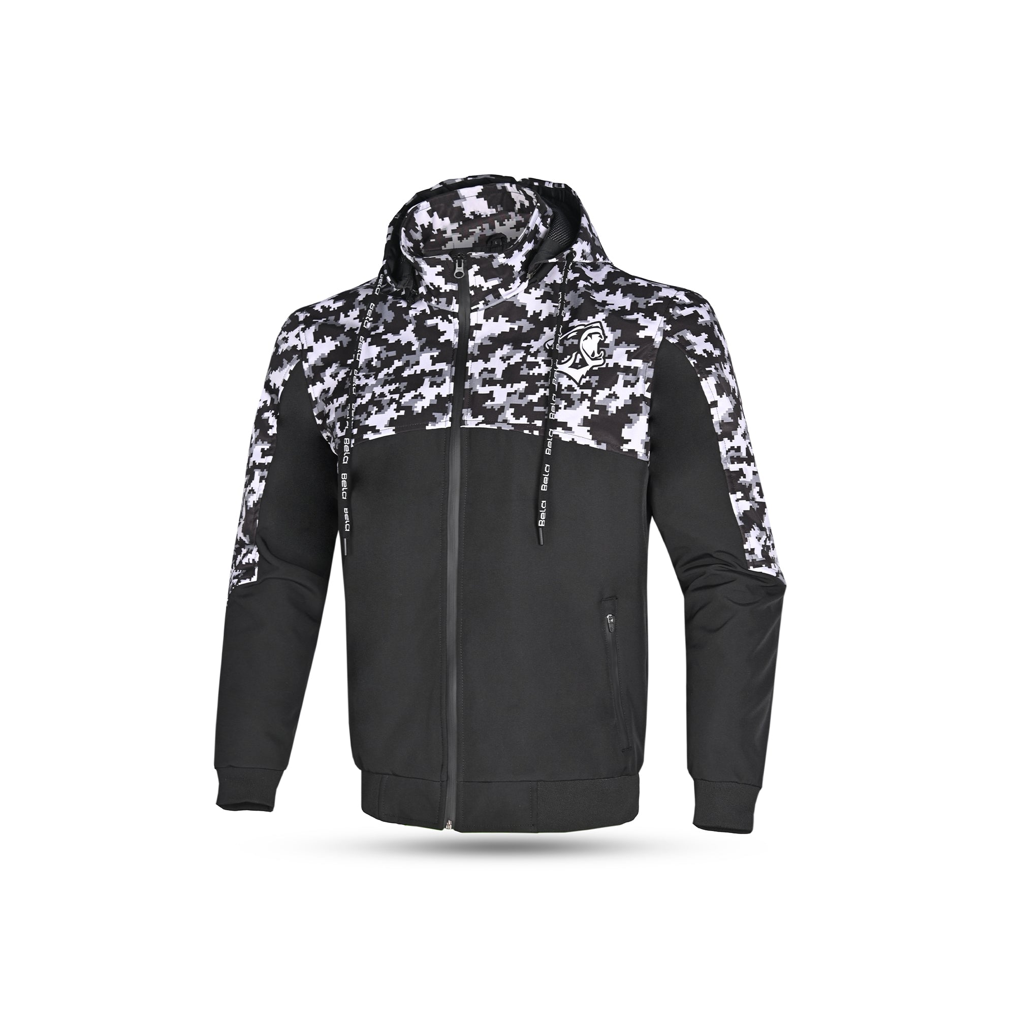 BELA - Camo Rush Hoodie Negro/Gris Oscuro - SECURTEX MOTOR S.L (t/a MaximoMoto)