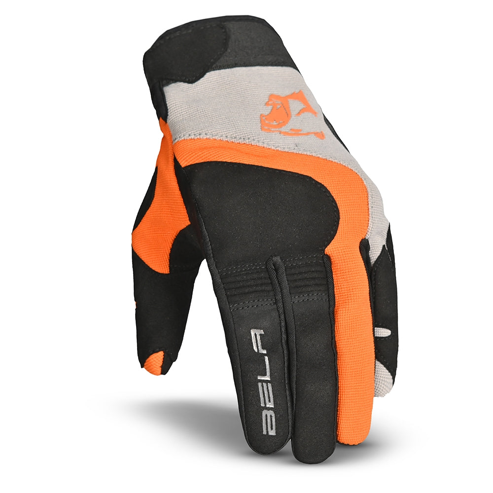 BELA - Guante Textil Adventure Negro/Naranja - SECURTEX MOTOR S.L (t/a MaximoMoto)