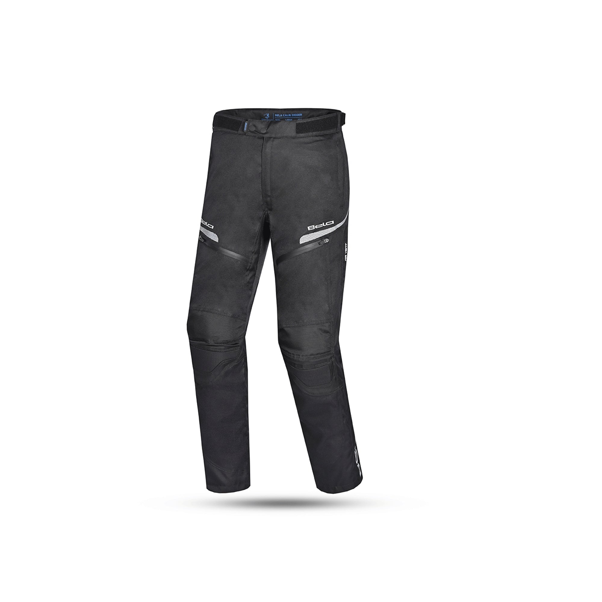 BELA - Pantalon Calm Digger Man 32L Negro/Azul - SECURTEX MOTOR S.L (t/a MaximoMoto)
