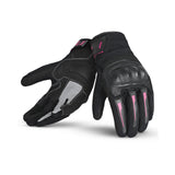 BELA - Guante Textil Drift Lady Negro/Rosa - SECURTEX MOTOR S.L (t/a MaximoMoto)