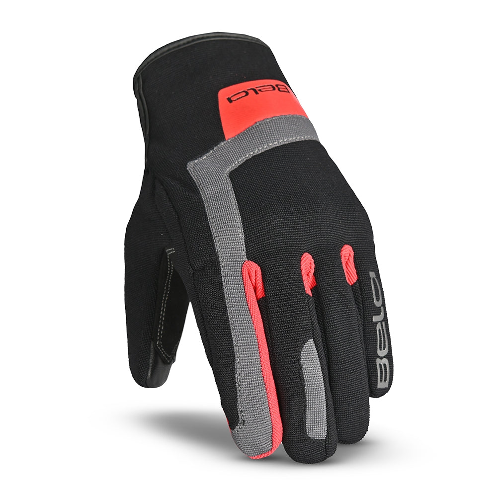 BELA - Guante Textil Galaxy Winter WP Negro/Rojo - SECURTEX MOTOR S.L (t/a MaximoMoto)