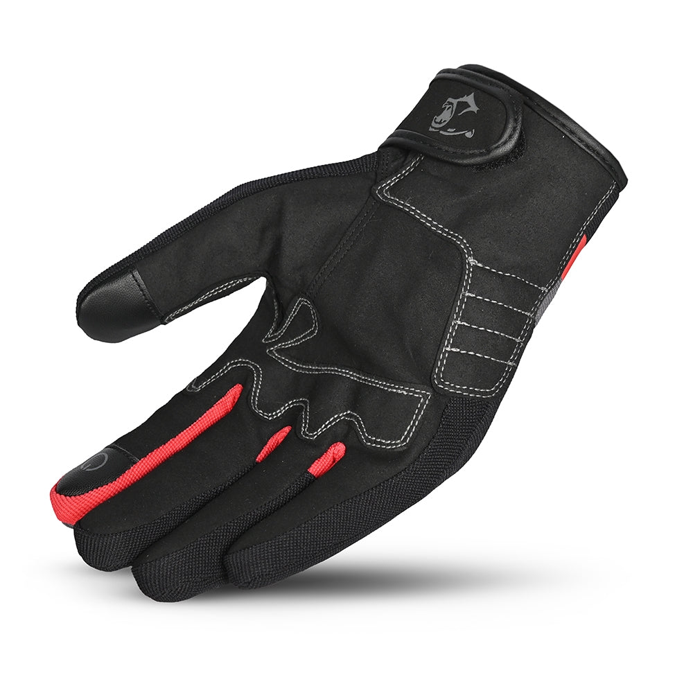 BELA - Guante Textil Galaxy Winter WP Negro/Rojo - SECURTEX MOTOR S.L (t/a MaximoMoto)