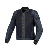 MACNA VELOTURA Hombre Textil Moto Chaqueta Azul Oscuro - CHAQUETA