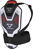 Macna Vault Protector espalda ajustable Negro Blanco Rojo - Accesorios