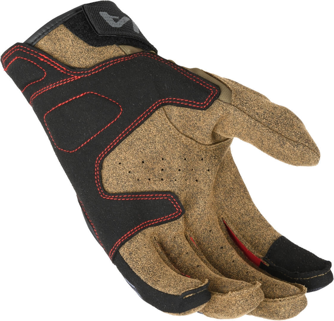 Macna Zairona Guantes de mujer Taupe/black/red - GUANTES