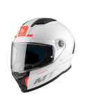 MT Stinger 2 Solid A0 blanco perlado brillante Cascos integrales - CASCO