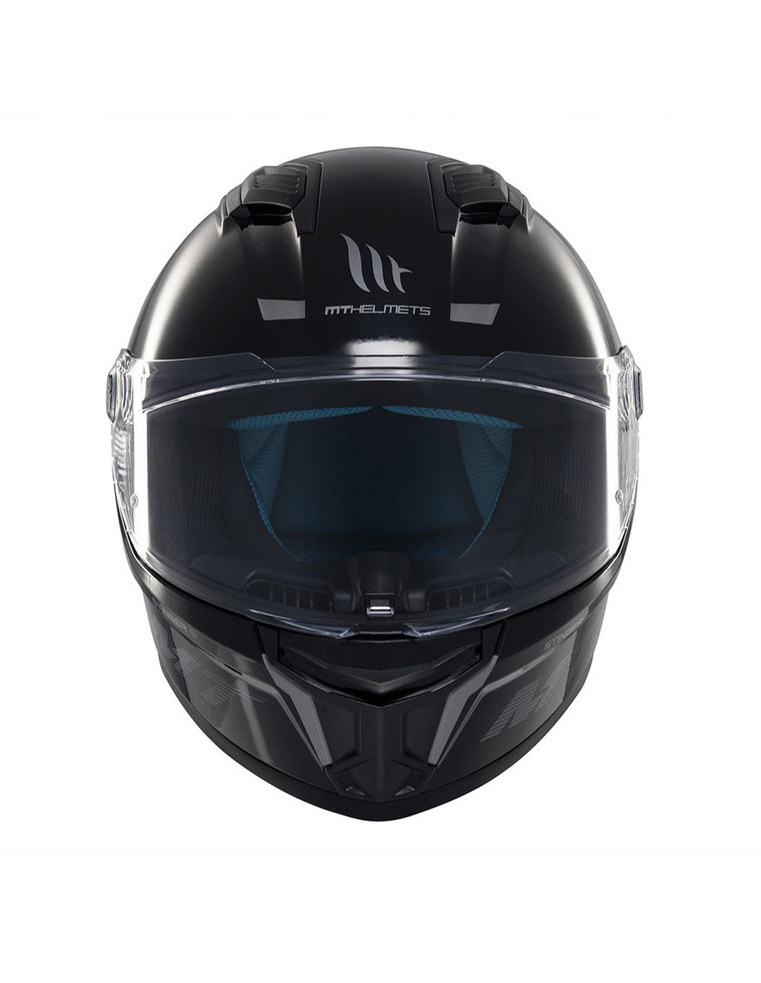 MT Casco Stinger 2 Solid A11 Negro Brillante - CASCO