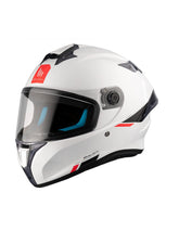 MT Targo S Solid A0 blanco perlado Casco integral deportivo para motocicleta - CASCO