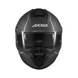 AXXIS FF122SV HAWK SV EVO SOLID A2 CASCO DE MOTO TITANIUM MATE