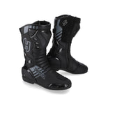 SHUA - BOTAS PIEL SUPER TECH NEGRO/GRIS-Maximo Moto