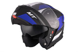 MT Genesis SV Cave A7 Casco frontal abatible mate para motocicleta - CASCO