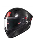 MT KRE + S Solid A11 de carbono brillante Casco integral para moto - CASCO