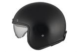 MT LE MANS 2 SV S SOLID A1 Casco Abierto Para Moto Negro Brillante - CASCO