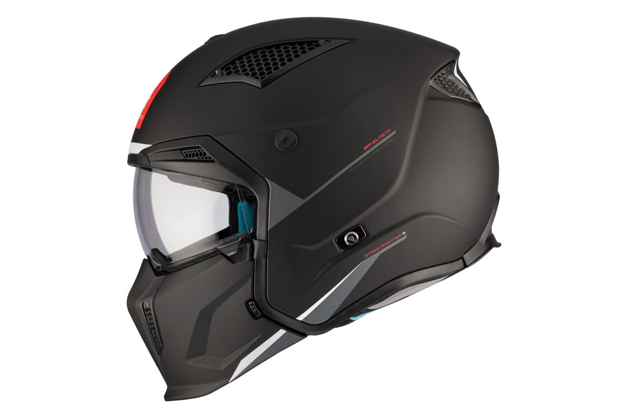 MT Streetfighter S SV Solid A1 Casco modular abierto para motocicleta - CASCO
