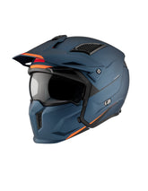 MT Streetfighter S SV SOLID A7 azul mate Casco modular deportivo - CASCO