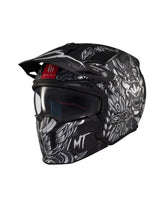 MT Streetfighter S SV Hellish B2 mate Casco deportivo dual motocicleta - CASCO