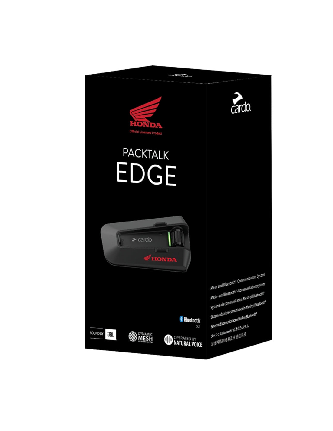 Cardo Packtalk Edge HONDA Intercomunicador de moto - SECURTEX MOTOR S.L (t/a MaximoMoto)