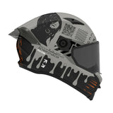 AXXIS FF132 FENIX CYBERPUNK C4 CASCO DE MOTO BRILLO