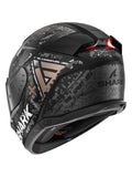 SHARK SKWAL i3 HELLCAT INTEGRAL CASCO Negro Mate Cromo Antracita