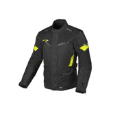 MACNA Vaulture Textil Impermeable Chaqueta Negro Amarillo Fluo - CHAQUETA