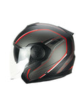 SKA-P - 1DG JET TOUR RACE Nero Rosso opaco - SECURTEX MOTOR S.L (t/a MaximoMoto)